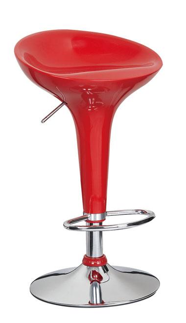 GY- Stôl bar 901 - sedd cefn isel ABS, lifft nwy crom a gwaelod, uchder addasadwy.